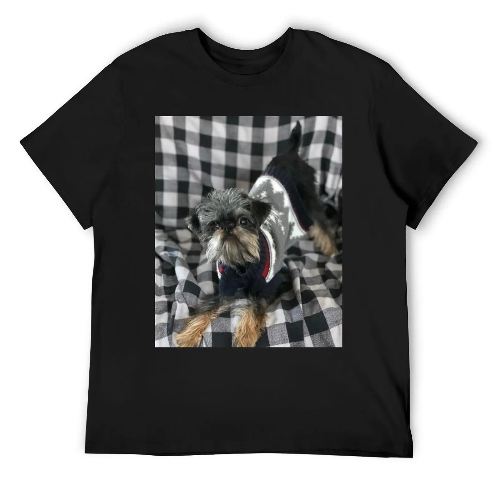 

Adorable Brussels griffon dog T-Shirt croswit shirt man hippie clothes basketball graphic tees mens fashion
