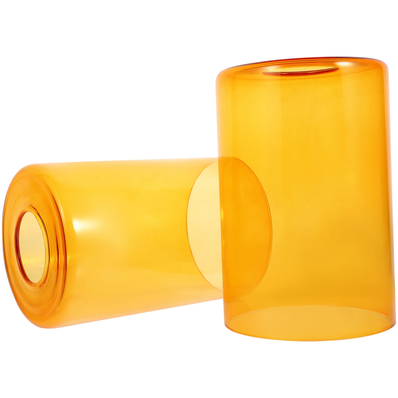 

2 Pcs Floor Lamp Tinted Glass Shade Decor Interior Decorative Lampshade Replacement