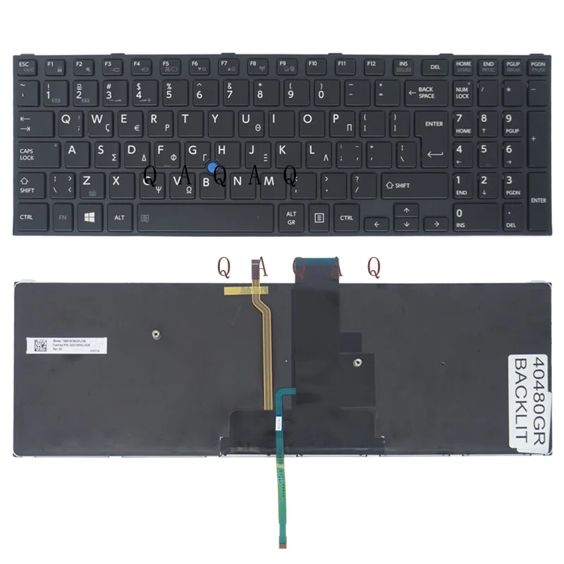 

QA Новая греческая клавиатура для ноутбука Toshiba Satellite Pro R50-C Tecra A50-C Z50-C GR