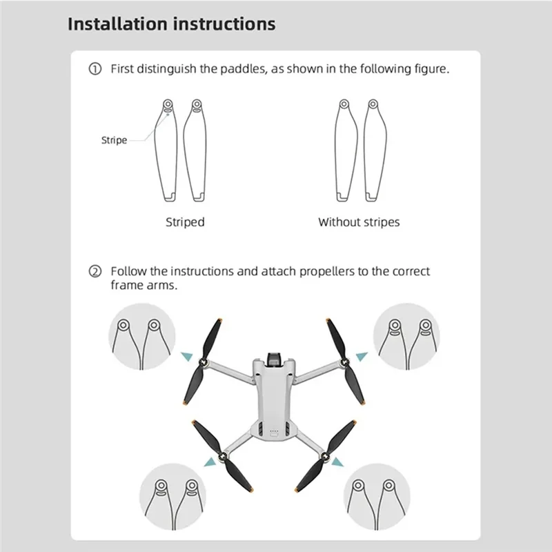 FULL-For DJI Mini4 PRO Drone Propeller Bracket Propeller Stabilizer Blade Protective Holder Camera Drone Replacement Parts