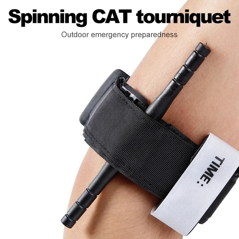 Tactical CAT Tourniquet Survival Protection Combat Strap Buckle Emergency Belt First Aid for Outdoor Camping Hiking Exploration