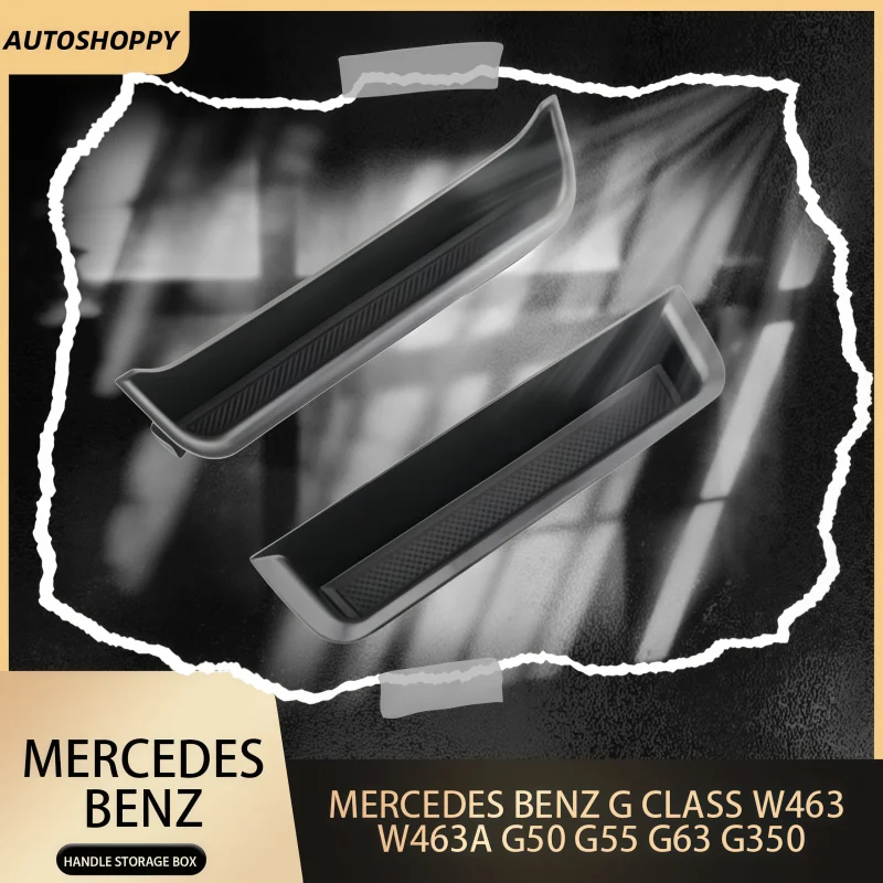 

Car LHD Copilot Handle Storage Box Tray Organization For Mercedes Benz G Class W463 W463A G50 G55 G63 G350 Interior Accessories