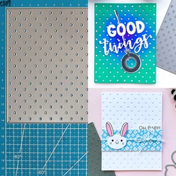 Lucky Goddess Metal Cutting Dies Polka Dot Cover Plate Diy Scrapbooking Photo Album Decorative Embossing Paper Card Crafts