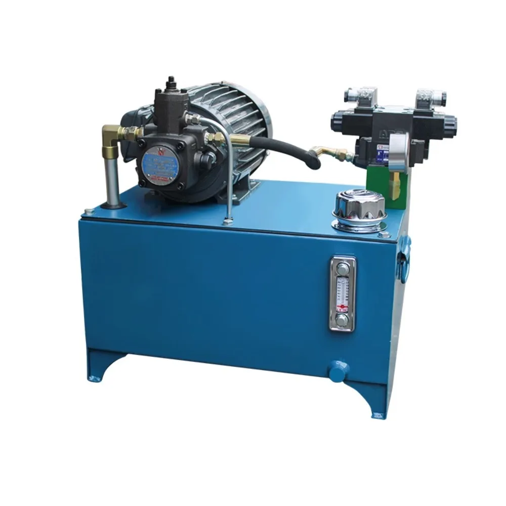 

Hydraulic station system assembly small working oil station oil cylinder oil pump solenoid valve 0.75KW can be customized