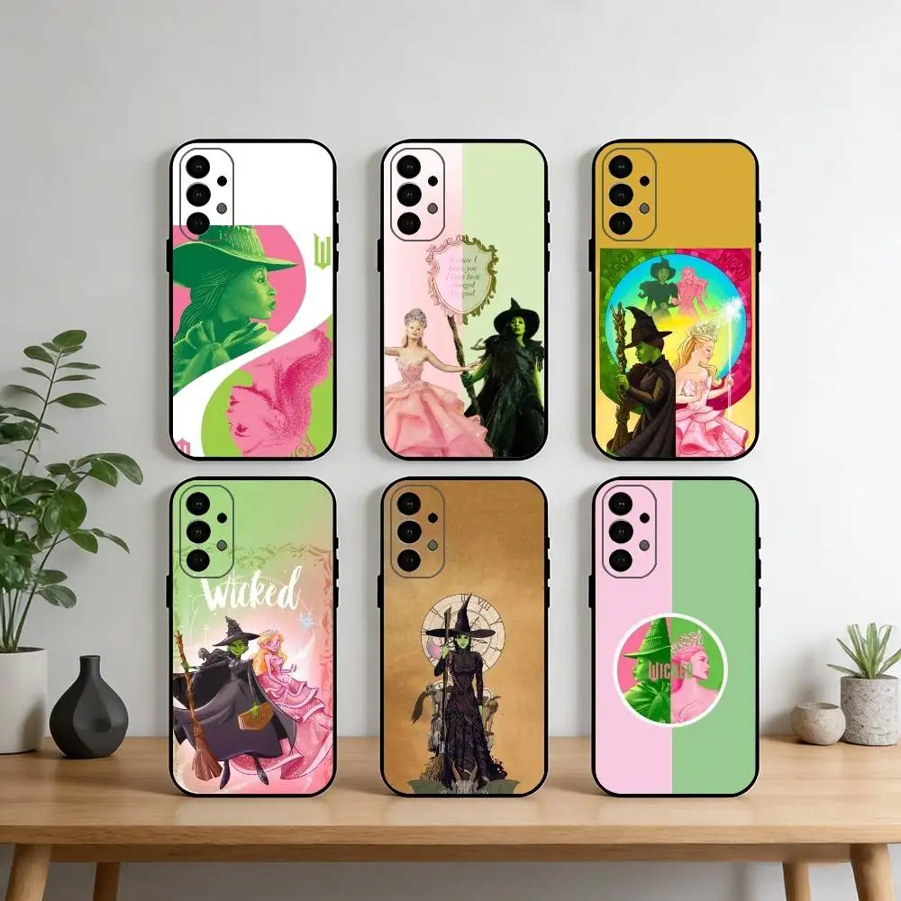 

W-Wicked Musical Phone Case For Samsung S25,S24,S21,S22,S23,S30,Ultra,S20,Plus,Fe,Note,10,9,5G Black Cover
