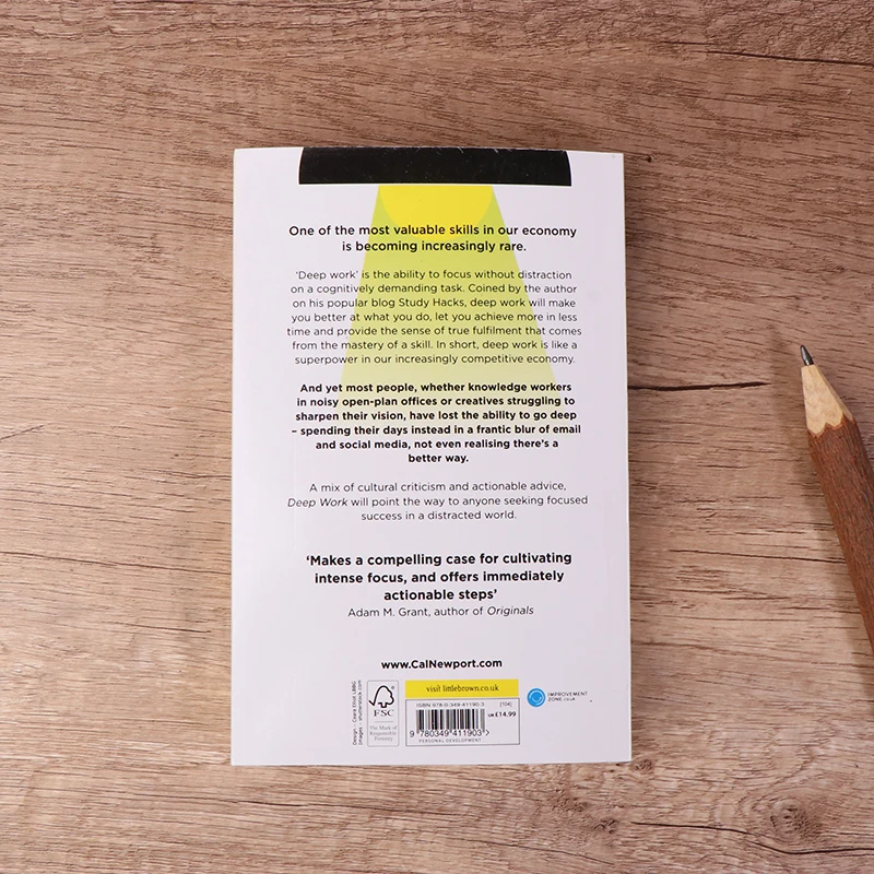 Deep Work By Cal Newport Rules for Focused Success In A Distracted World Leadership & Motivation Books for Adult Paperback