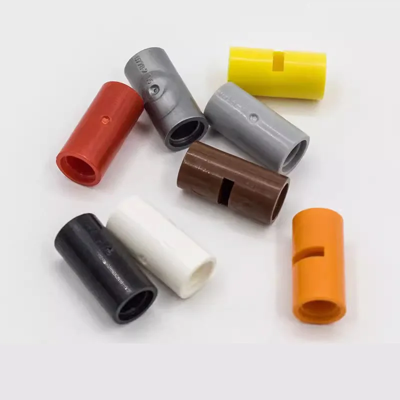10PCS 62462 75535 Pin Stecker Bausteine Runde 2L Mit Slot Joiner Pädagogisches Partikel Spielzeug Kinder Geburtstag Geschenke