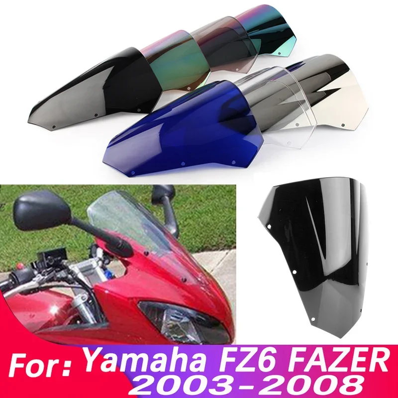 

Suitable for Yamaha motorcycle FZ6 FZ-6 2003-2008 windshield double bubble accessories, fairing guide plate accessories