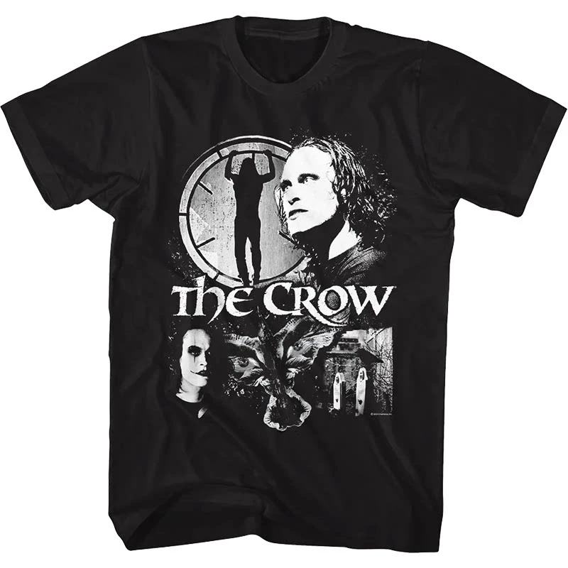 New The Crow Rock Movie - American Gothic Dark Fantasy Horror Retro Short-sleeved T-shirt for Musicians of The Crow Band