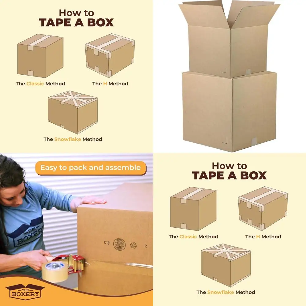 

Набор из 15 коробок из гофрированного картона коричневого цвета, 24x20x18 дюймов - прочные, экологичные, пригодные для переработки, произведены в США для доставки, упаковки, переезда.