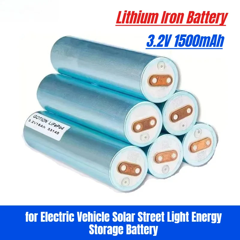 

33140 3.2V15Ah Lithium Iron Phosphate Electric Vehicle Solar Street Light Energy Storage Battery