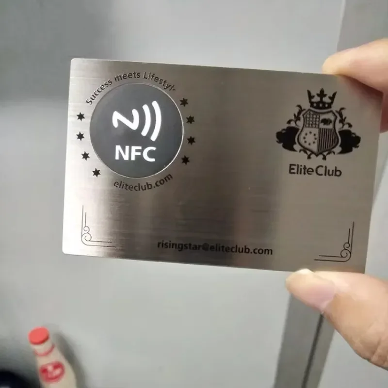 NFC Metal Credit Card Plated Gold Color
