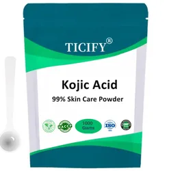 Cosmetic Raw Material Kojic Acid Powder Whitening Skin, Inhibiting Melanin Reduce Spots and Acne