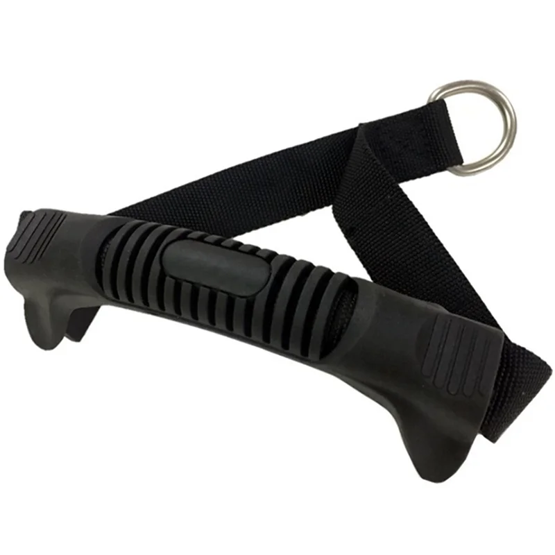 SMIEA 2 Pack Resistance Band Handles Gym Equipment Draw Rope Grips Strength Training Rope Handles 19X14cm