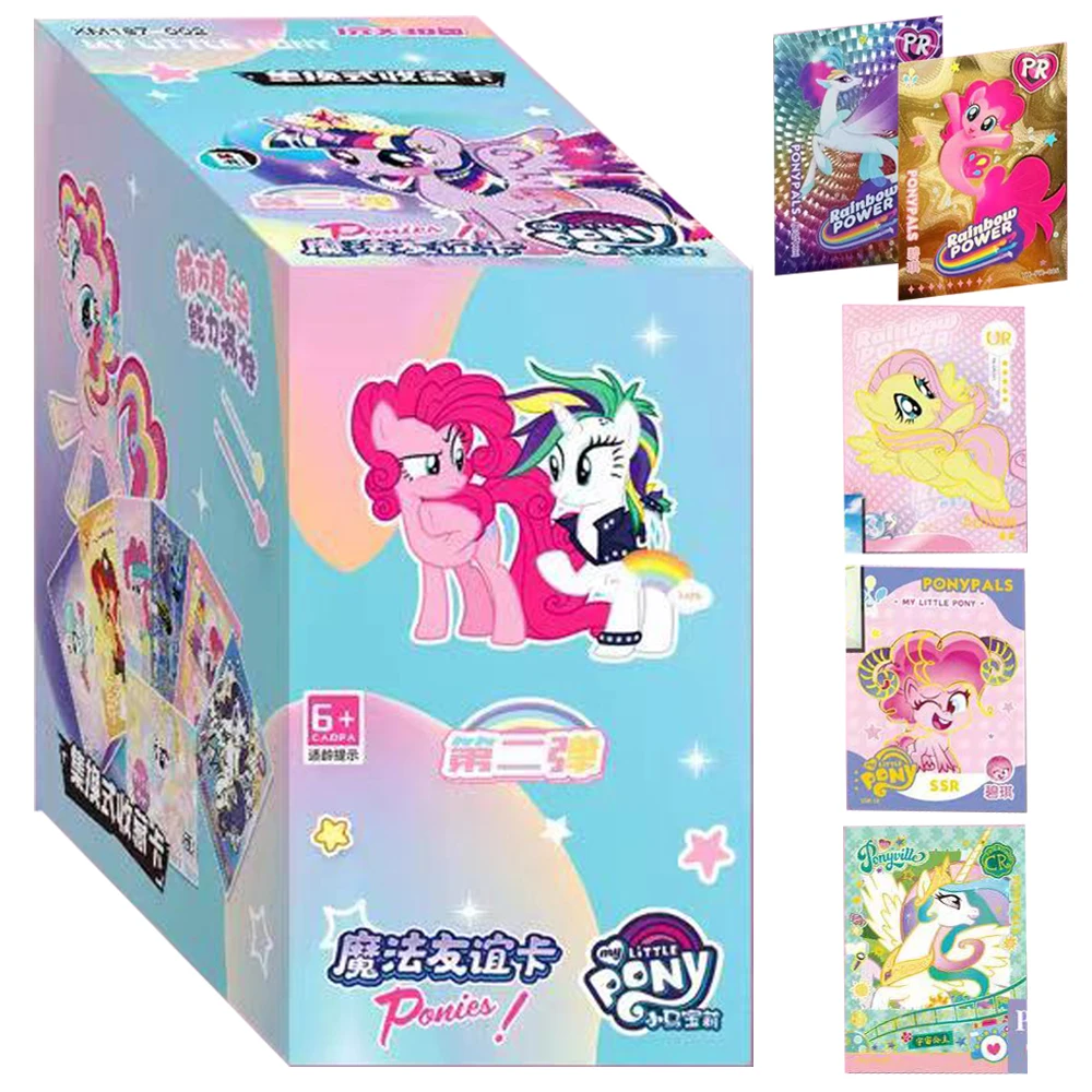 

My Little Pony Collection Card For Child Friendship Eternal Rainbow Dash Sunny Starscout Applejack Limited Game Card Kids Gifts