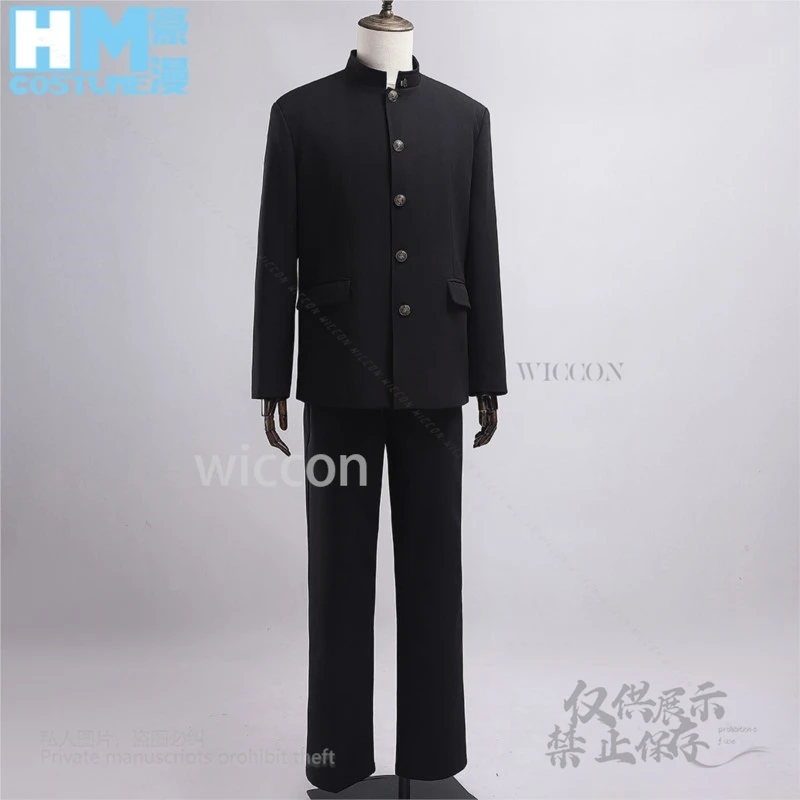 ساعة الساحرة Yimu Shouren Zhongshan موحدة شعر مستعار تأثيري نمط المدرسة خمر للرجال الأولاد هالوين/التخرج