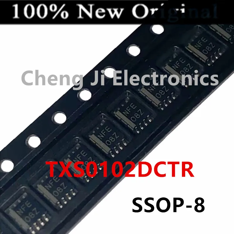 10PCS/Lot   TXS0102DCTR  TXS0102DCTT  NFE  SSOP-8   New original bidirectional level converter chip   TXS0102YZPR   DSBGA-8