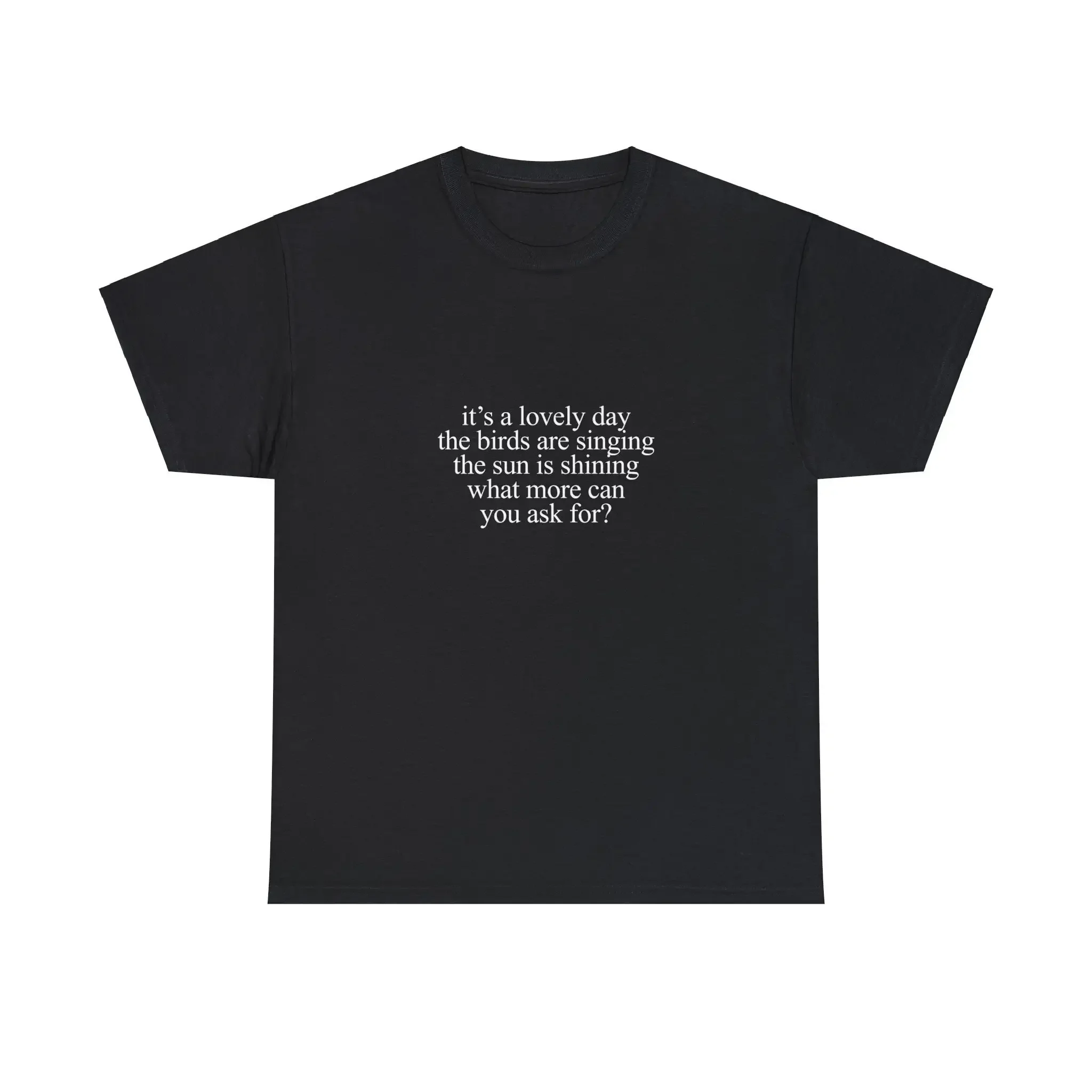 It's A Lovely Day T Shirt Skateboarding Quote 7 colorways