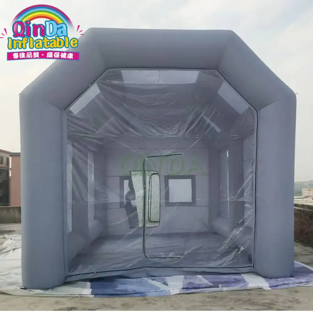 r Tent With Flitters Mobile Small Used Inflatable Car Spray Paint Booth For Sale