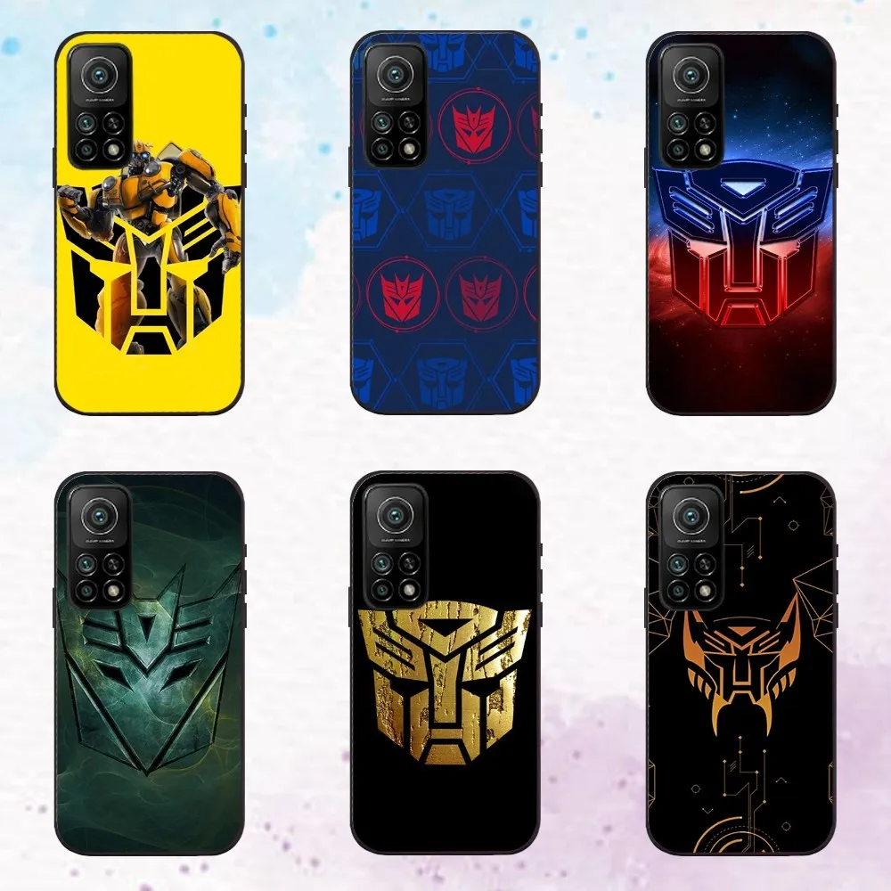 Cool T-Transformers Autobot  Phone Case  For Samsungs S24 23 22 21 Note 20 10 9 8 Ultra Plus FE Lite Black Silicone Soft Case