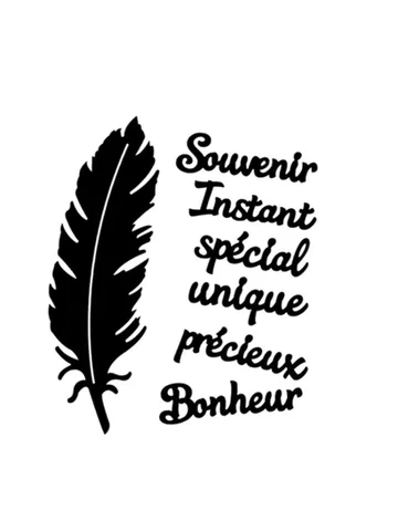 Металлические штампы для скрапбукинга  French Letters