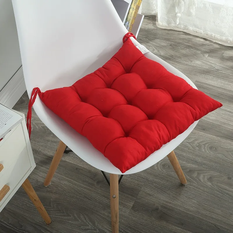 Comfortable30/40/45/50 Dining Chair Seat Cushion Printed Thicken Round/square Ground Mat Non-slip Cushion Student Office Canteen