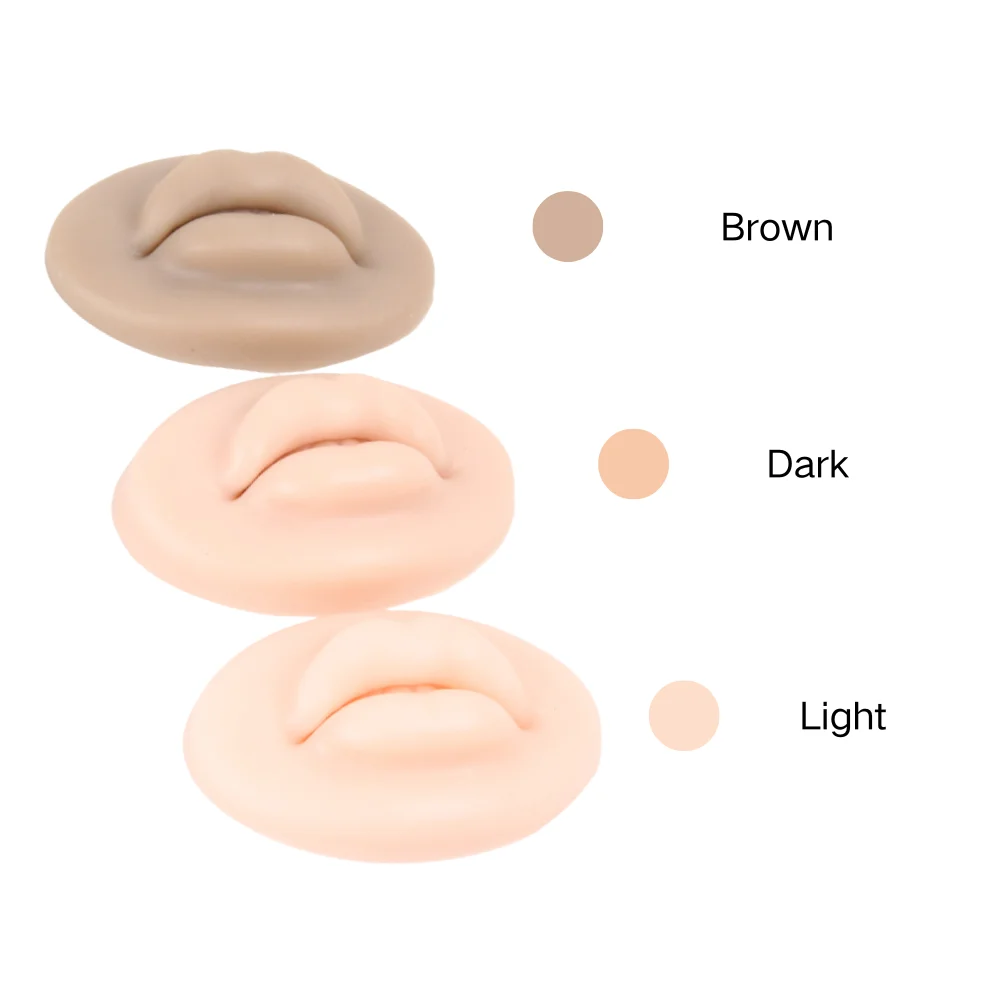 

3d Lips Tattoo Practice Skin Silicone Microblading Open Mouth Skin Reusable For Permanent Makeup Lip Blush Tattoo Training Tool
