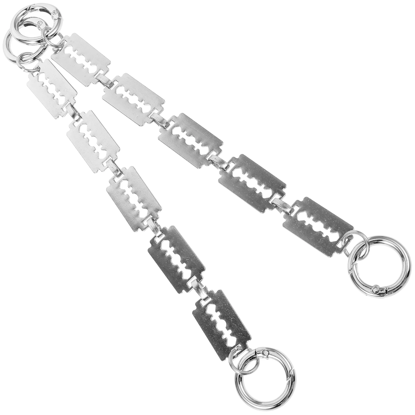

2pcs Shoe Chain Blade Decorations Charms Diy Accessories for S Hole Shoes Fashion Zinc Alloy Long Lasting Use