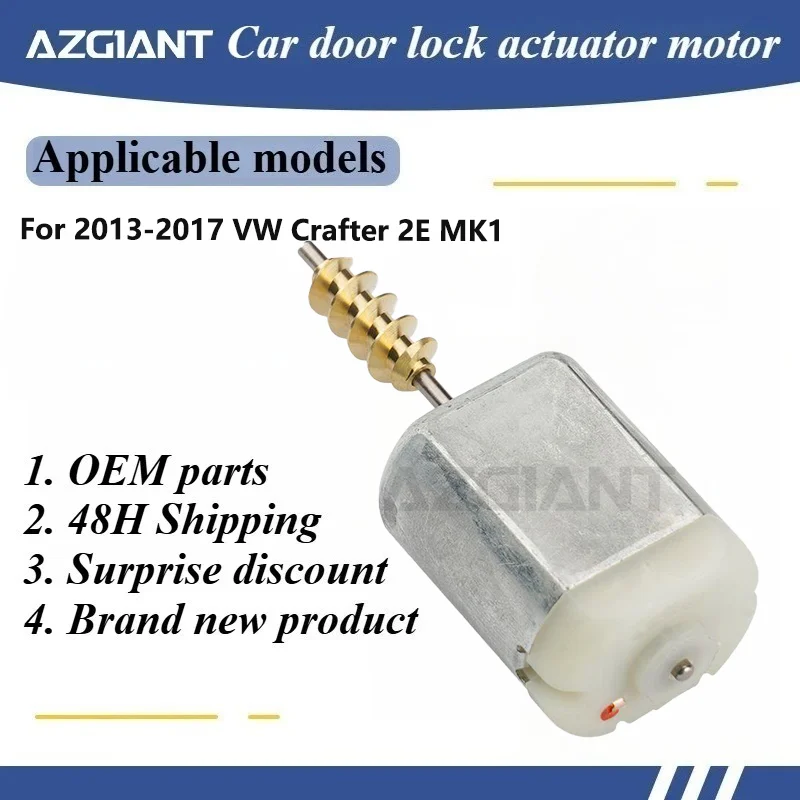 AZGIANT FC-280SC-20150 Car Door Lock Motor 12VDC Micro Carbon Brush for 2013-2017 VW Crafter 2E MK1 Low Noise Latch Module Motor
