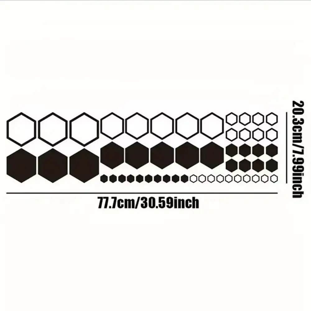 مقاوم للماء تعديل السيارة شارات السيارة الزخارف DIY بها بنفسك العالمي الفينيل مسدس العسل الشارات خطوط ديكور السيارة