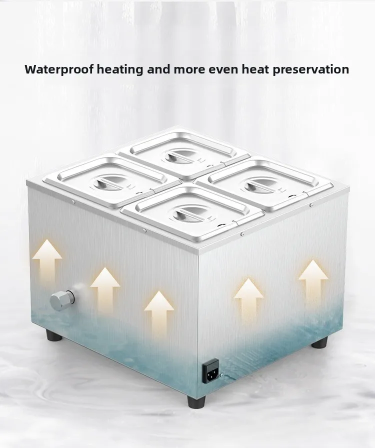 Hotel Commercial Brown Sugar Pearl Insulation Pot Water Heating Sago Taro Round Insulation Soup Pool Jam Machine
