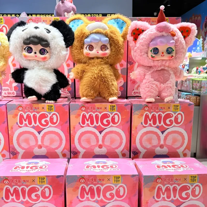 

Hot Sale Genuine Give Your World A Hug Series Blind Box Baby Three Migo 400% Doll Box Collecte Girl Interior Decor Birthday Gift