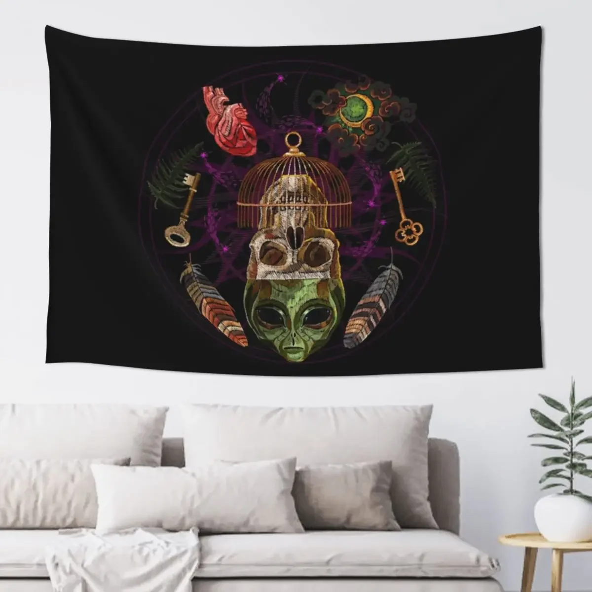 Esoteric and alchemy Tapestry House Decor House Decoration Room Decor Korean Style Funny Tapestry