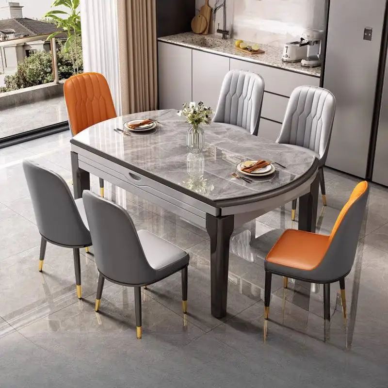 Minimalist Style Dining Tables Space Small Legs Modern Set Dining Tables Luxury Nordic Expandable Mesas Comedor Furniture Home
