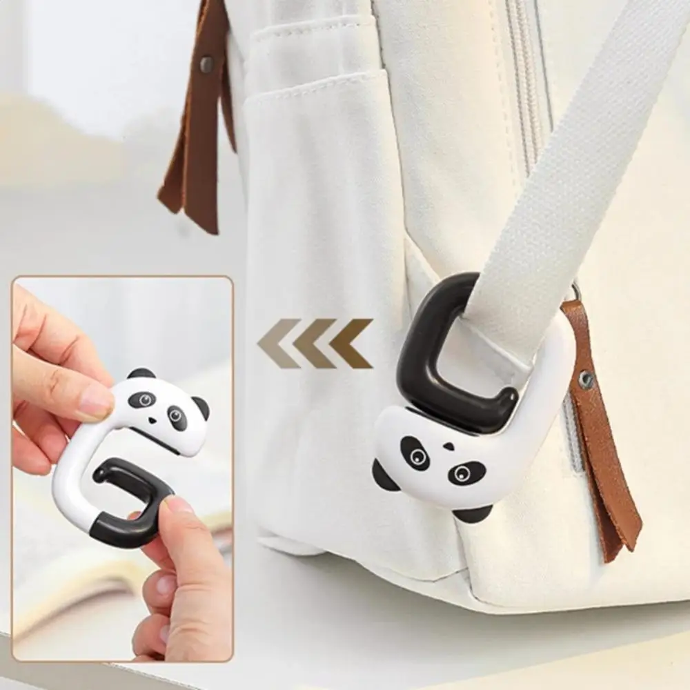 Cute Portable Bag Hook Animal Plastic Table Hook borsa borsa borsa da viaggio Organizer Holder Office Decor ganci laterali da scrivania in plastica