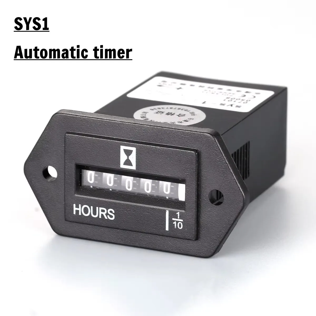 SYS1 digital automatic timer generator excavator lawn mower time accumulator mechanical industrial timer