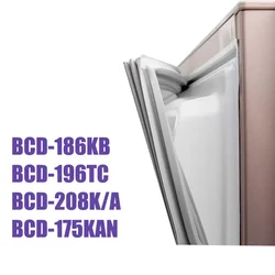 Drzwi lodówki pasek uszczelniający dla Haier BCD-186KB 196TC 208K/A 175KAN magnes guma PVC uszczelka drzwi lodówki części do drzwi