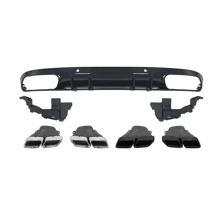 

Damei High Quality W205 Executive Version Upgrade C63 Sporty Style Bumpers Lip Tailpipe Rear Diffuser For Benz C-Class 2015-