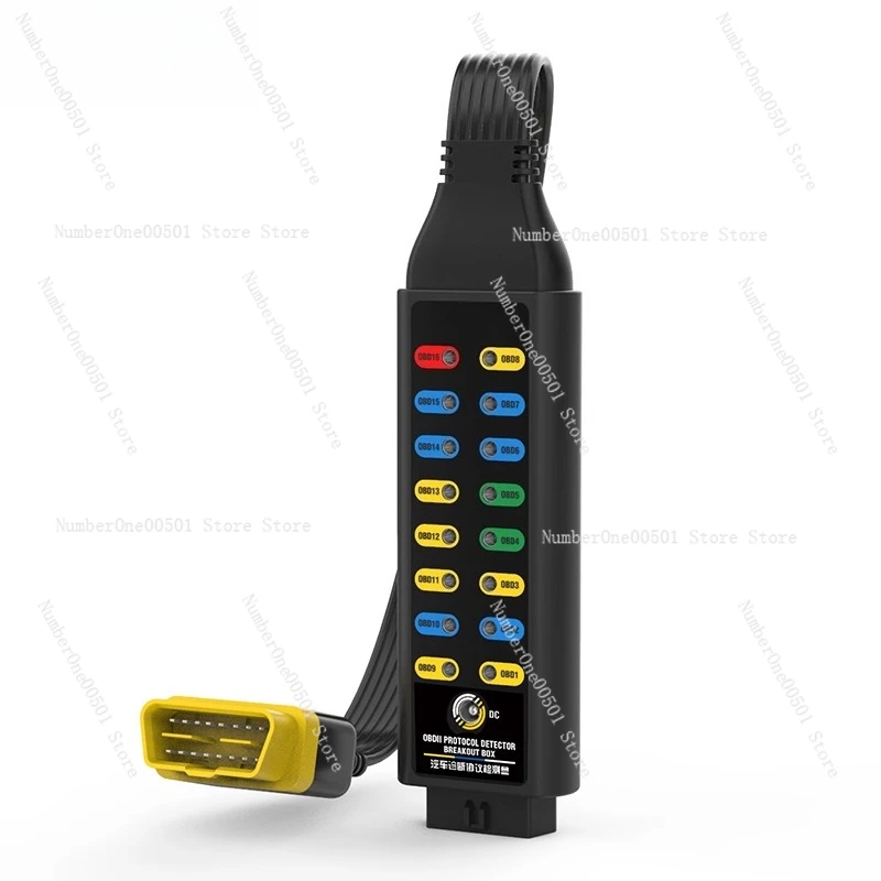 ​​OBD Protocol Diagnostic Cable with Power Supply Universal Jumper Box 16 Pin Tool​​