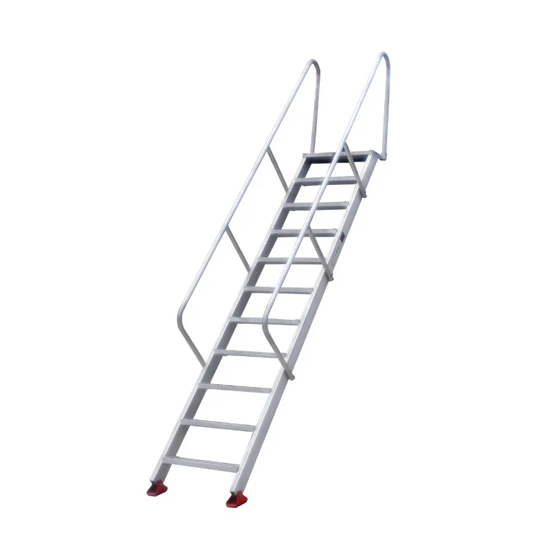 

Aluminum alloy household outdoor staircase pavilion staircase fire ladder engineering foundation pit safety roof ladder professi