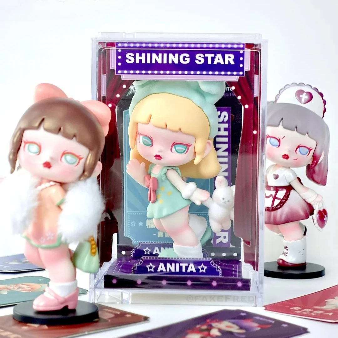 أنيتا II كسول عطلة سلسلة صندوق أعمى الموضة العصرية اللعب لطيف يده مكتب الصبي سطح المكتب زخرفة صندوق غامض مفاجأة هدية