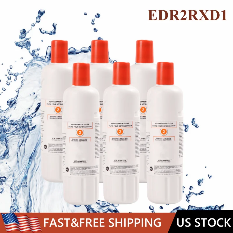 

Фильтр для воды в холодильнике, совместимый с EDR2RXD1, замена для W10413645A, Kenmore 46-9082,46-9903 Фильтр для льда и воды
