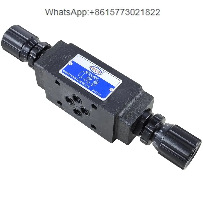 MTCV-02W/03W/02A/02B/03A/03B Hydraulic Stacked Throttling Valve Bidirectional Speed Control Valve