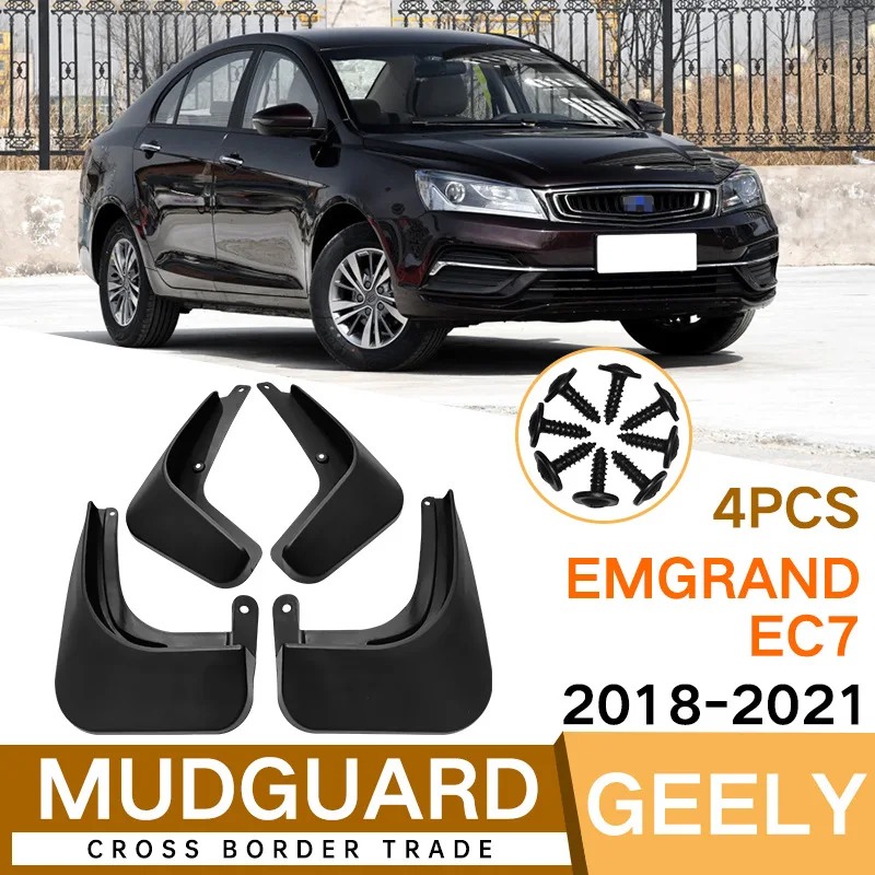 

For Geely Emgrand EC7 2018-2021 black car mudguard Reduce dust Resist tire dirt car accessories tools