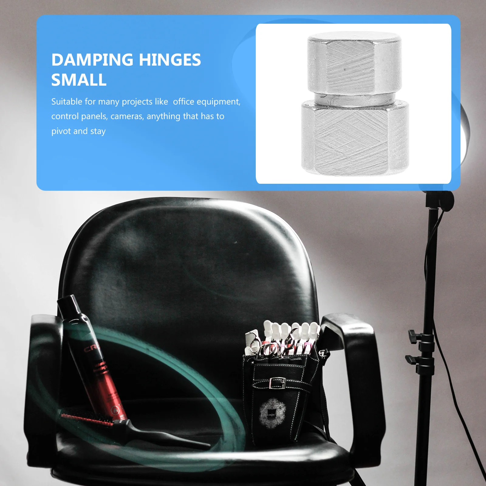 

2pcs Stainless Degree Damping Hinge Heavy Duty Rotation Pivot For Office Equipment Door Screen Reinforced Hinges Small