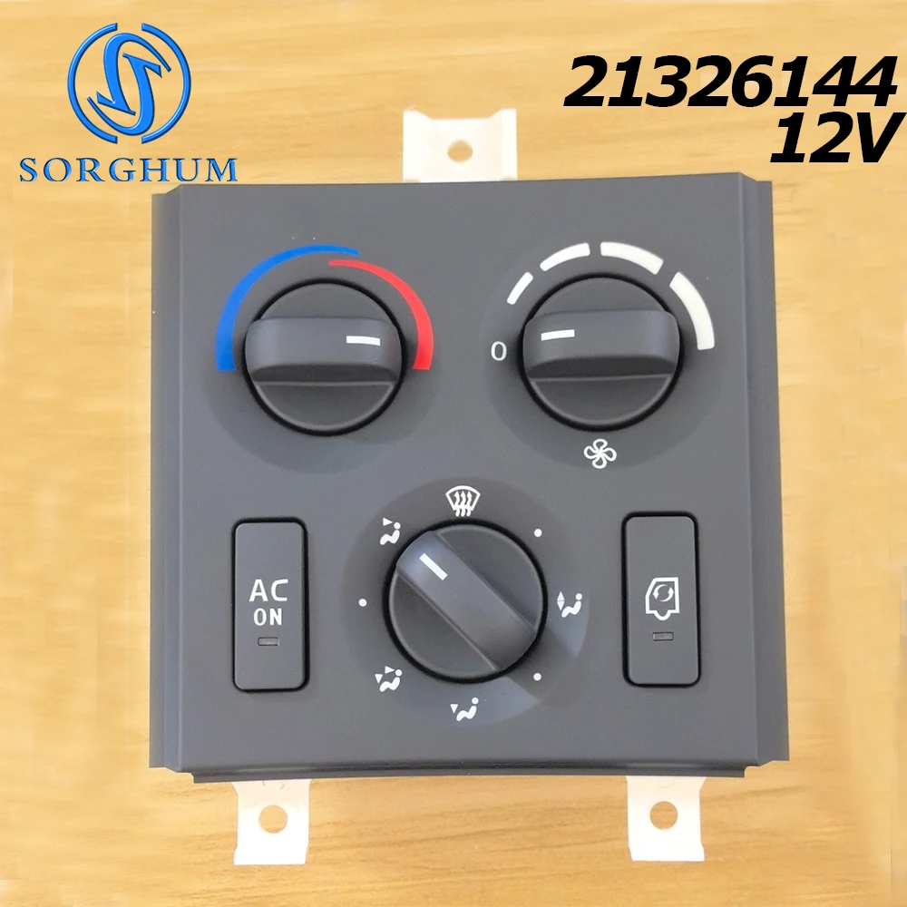 Unidad de Control de Climatización y Calefacción para Camiones Volvo FM FH FM420 VNL, 12V 24V, Panel de Interruptores Combinado, 21326144 21318123