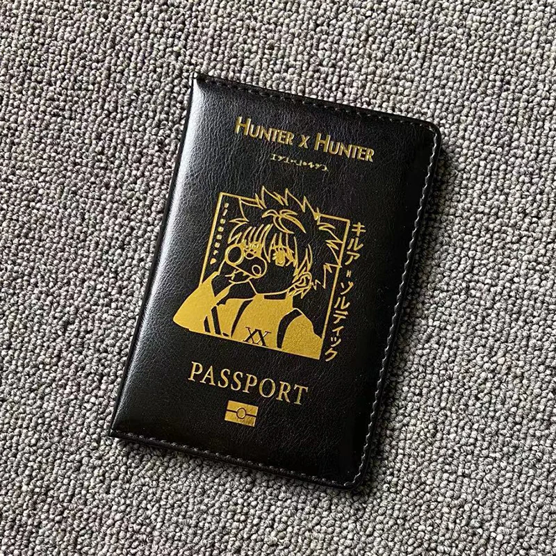 Anime hunter Travel Passport Cover Cute Pu Leather Covers for Passports new Design Travel Wallet Passport Case