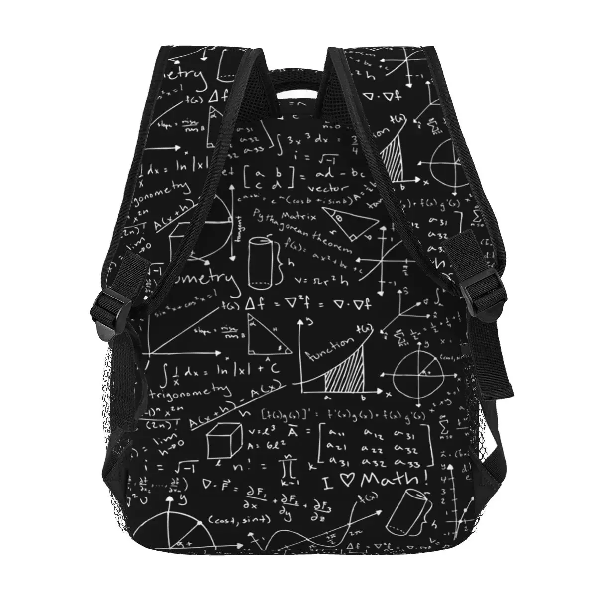 Ransel Pelajaran Matematika Diskon Besar Tas Buku Anak Laki-laki Perempuan Kapasitas Besar Tas Sekolah Tas Bahu untuk Pria Wanita