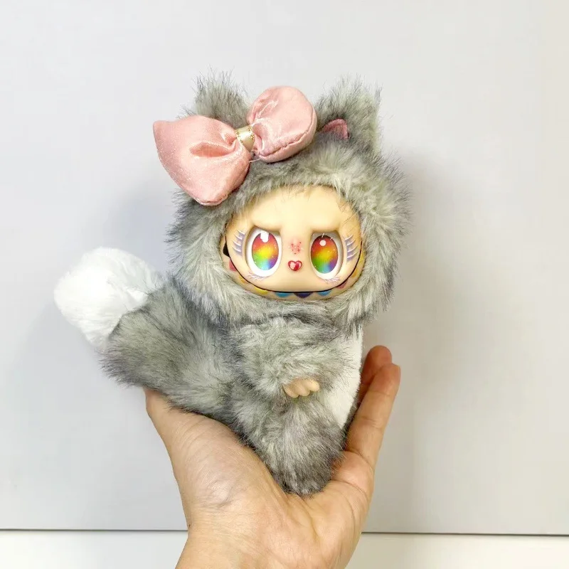 Adatto per vestiti per bambole Labubu da 17 cm, vestiti per bambole Labubu di prima seconda e terza generazione, accessori per abbigliamento in peluche di volpe