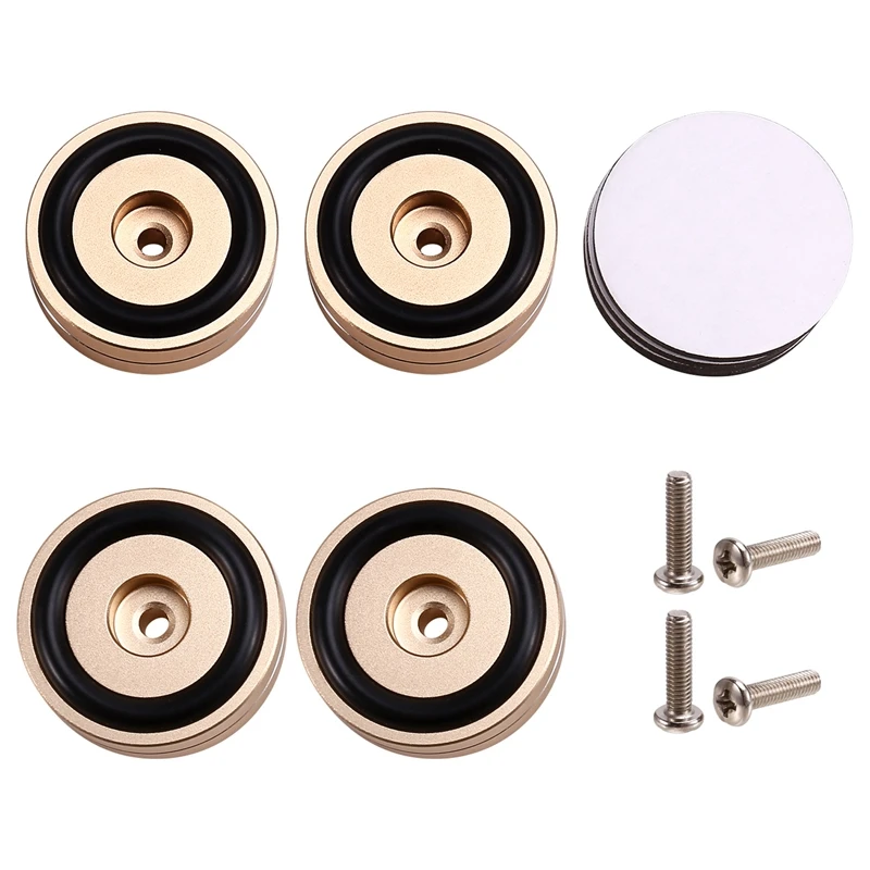 

4PCS Hifi Turntable Isolation Feet Stand Speakers Spikes Audio Pads, For Amplifier/Speaker/Turntable 40X15mm